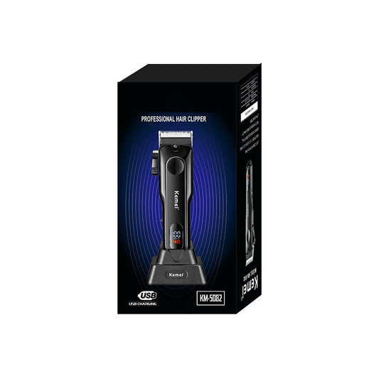HKM-048275 Rechargeable LED Hair Clipper with Brushless Motor and Digital Display