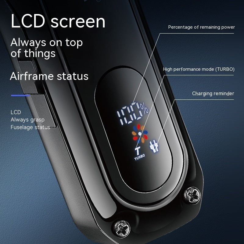 HKM-048275 Rechargeable LED Hair Clipper with Brushless Motor and Digital Display