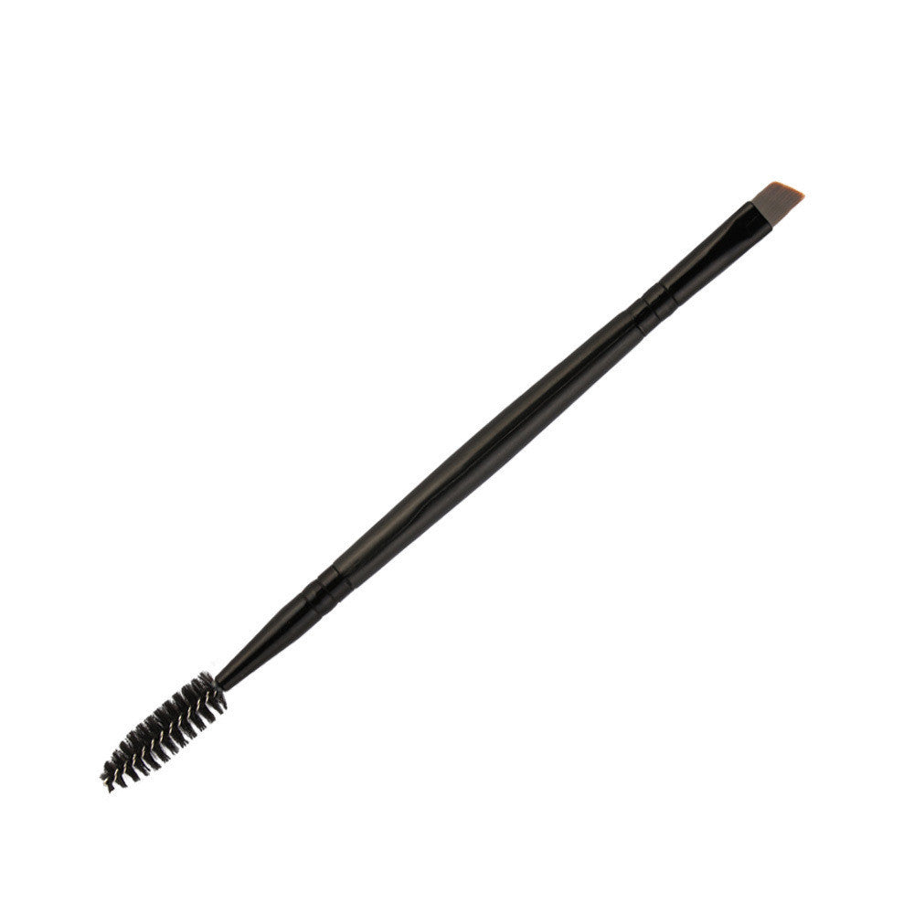 HKM-286867 Double-Head Professional Makeup Brush Set with Corrugated Silk Nylon Wool and Portable Plastic Handle