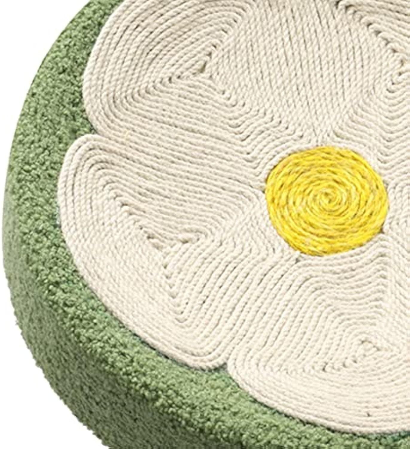 HKM-155091 Cat Scratcher Bowl and Lounge Bed - Round Sisal Scratch Pad for Cats and Kittens, Comfortable Nest for Play and Rest