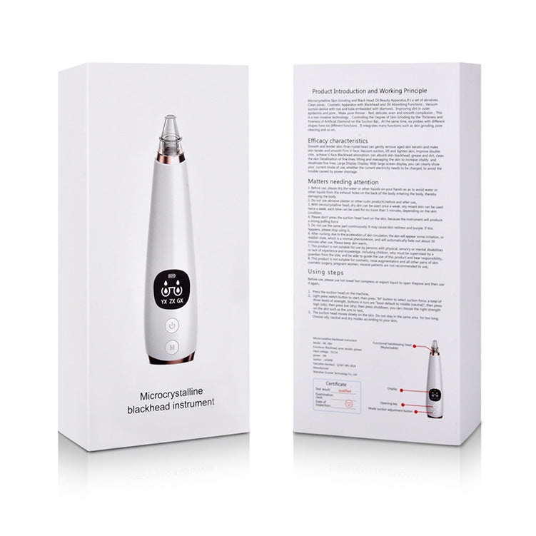 HKM-732307 Facial Cleanser with Vacuum Technology for Blackhead Removal and Pore Tightening