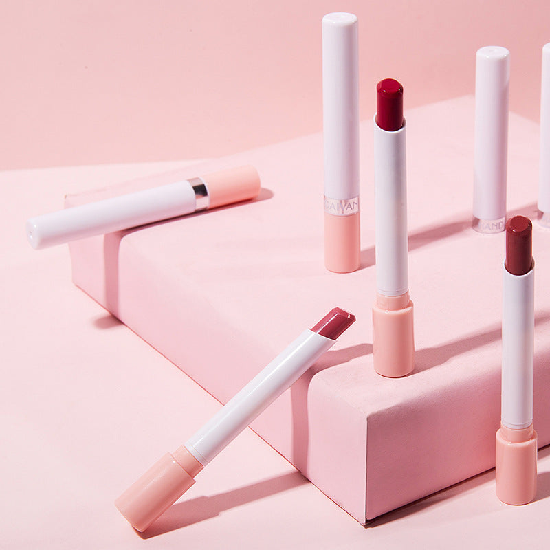 HKM-250963 Matte Mist Lipstick Set - Semi Suede, Long-Lasting Color, Lightweight & Portable (4 Colors)