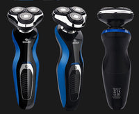 HKM-817747 4D Rotary Rechargeable Shaver with 65 Minutes Operating Time and Washable Cutter Head