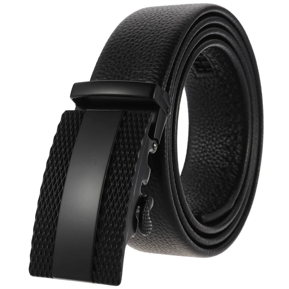 KTX-896595 Double-Sided First Layer Cowhide Automatic Buckle Belt - Model LY25-1056-5