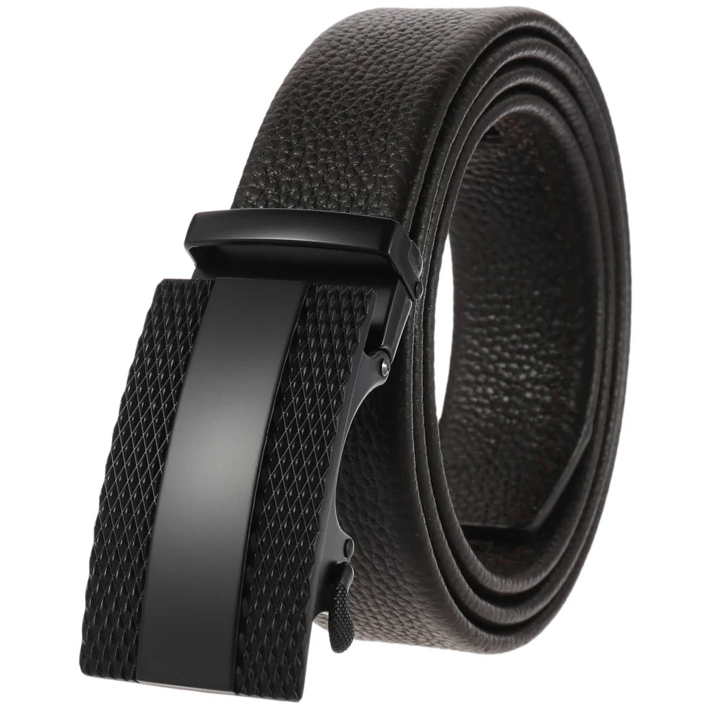 KTX-896595 Double-Sided First Layer Cowhide Automatic Buckle Belt - Model LY25-1056-5