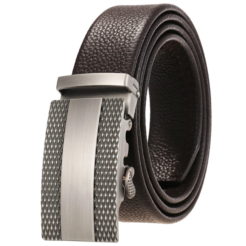 KTX-896595 Double-Sided First Layer Cowhide Automatic Buckle Belt - Model LY25-1056-5
