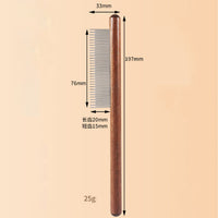 HKM-891795 Pet Grooming Comb with Wooden Handle for Long and Short Haired Dogs, Cats, and Other Pets