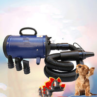 HKM-300371 Powerful 2800W Pet Hair Dryer for Dogs and Cats ¨C Compact Blowing Machine in Blue and Red