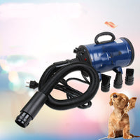 HKM-300371 Powerful 2800W Pet Hair Dryer for Dogs and Cats ¨C Compact Blowing Machine in Blue and Red