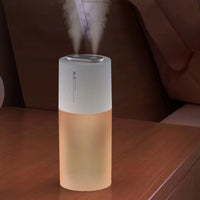 HKM-175763 Double Nozzle Round Humidifier with 1L Water Tank Capacity and Power Failure Protection