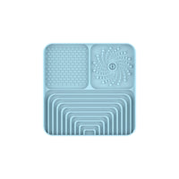 HKM-886995 Silicone Slow Feeder Mat for Dogs and Cats - Anti-Choking Licking Pad with Suction Cup