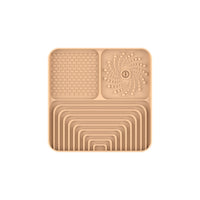 HKM-886995 Silicone Slow Feeder Mat for Dogs and Cats - Anti-Choking Licking Pad with Suction Cup