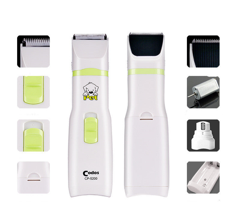HKM-807699 Electric Pet Care Set: Hair Trimmer & Nail Polisher for Small to Medium Dogs and Cats