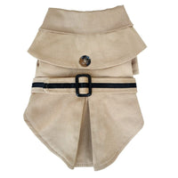 HKM-558227 Stylish Cotton Cloak Trench Coat for Pets - Casual British-Inspired Design