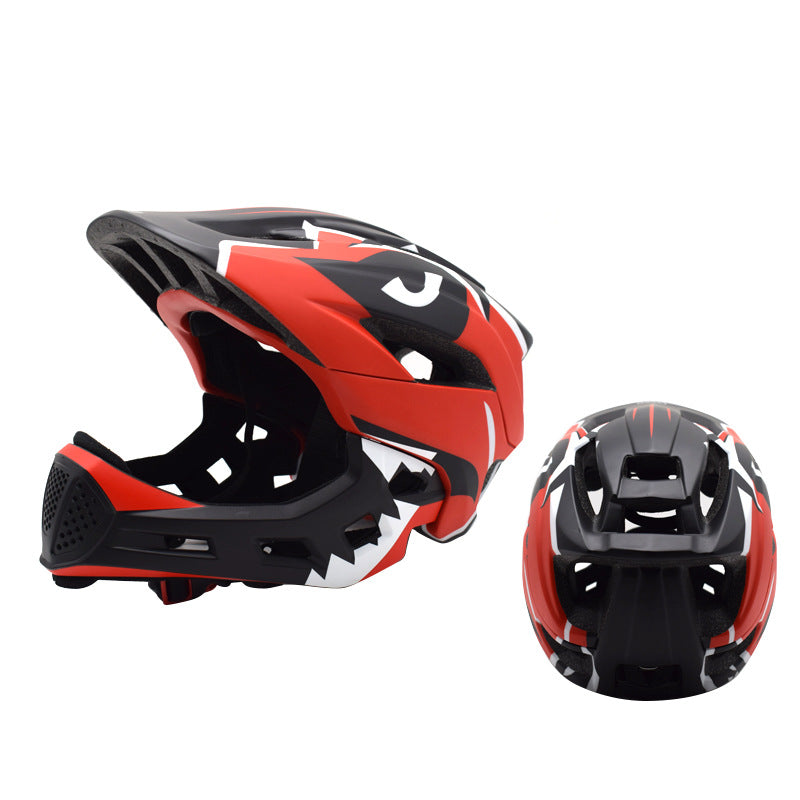 KTX-592275 Children's Full Face Helmet for Balance Bikes and Scooters – Protective Gear for Safe Riding