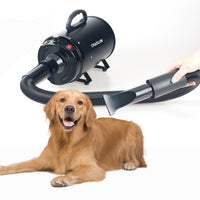 HKM-790035 High-Power Pet Water Blowing Machine for Quick Drying Dogs and Cats - Adjustable Speed and Temperature Options