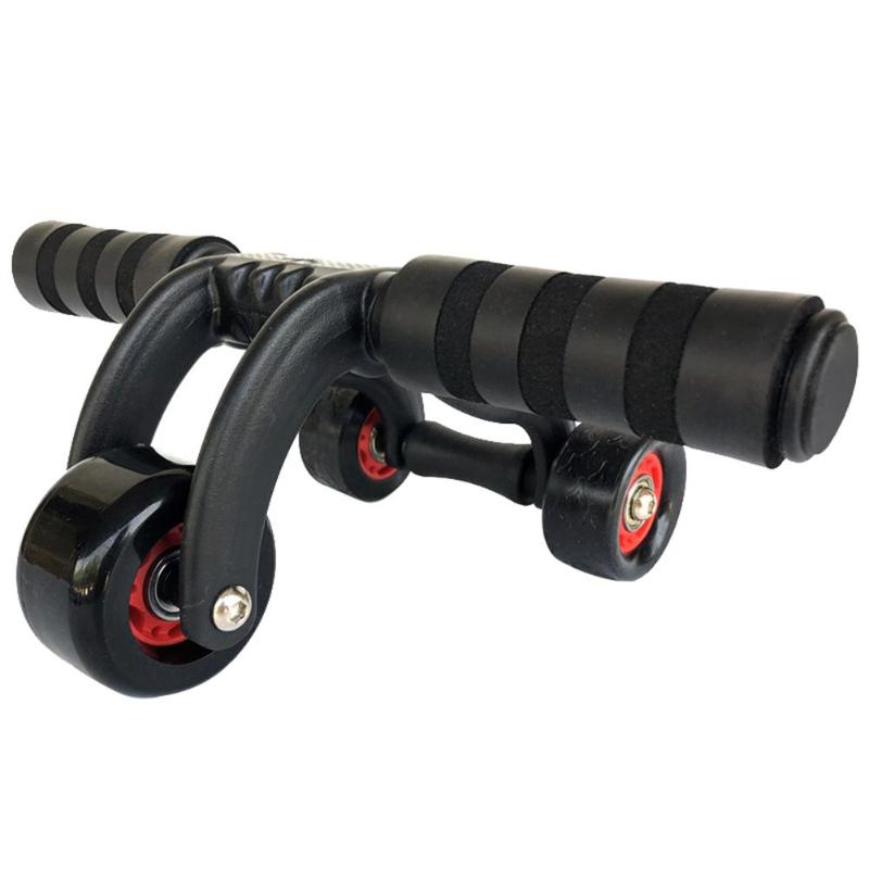 HKM-882259 Three-Wheel Abdominal Roller for Core Strength and Toning