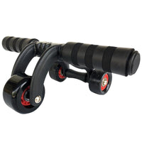 HKM-882259 Three-Wheel Abdominal Roller for Core Strength and Toning