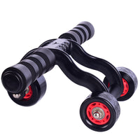 HKM-882259 Three-Wheel Abdominal Roller for Core Strength and Toning
