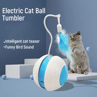 HKM-610067 Cat Feather Teaser Ball with Irregular Movement for Active Play and Scratching