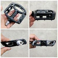 HKM-623891 Lightweight Magnesium Alloy Mountain Bike Flat Pedals for Enhanced Performance