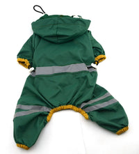HKM-540115 Waterproof Reflective Raincoat for Dogs and Cats, Lightweight and Compact, Available in Sizes XS-XXL