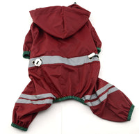 HKM-540115 Waterproof Reflective Raincoat for Dogs and Cats, Lightweight and Compact, Available in Sizes XS-XXL