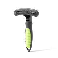 HKM-000851 Grooming Comb for Pets - Ergonomic Hair Removal Tool for Cats and Dogs, Rustproof Stainless Steel and ABS Design