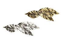 HKM-375635 Retro Leaf Design Hairpin for Women - Korean Style Bangs Clip