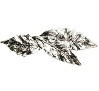 HKM-375635 Retro Leaf Design Hairpin for Women - Korean Style Bangs Clip