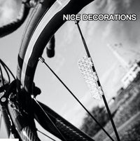 HKM-537107 Reflective Bicycle Spoke Clips for Enhanced Safety on Wheels
