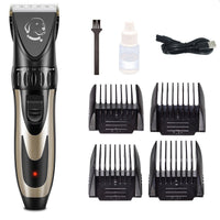 HKM-686675 Ceramic Blade Electric Pet Shaver with USB Charging and 150 Minutes Usage Time