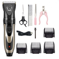 HKM-686675 Ceramic Blade Electric Pet Shaver with USB Charging and 150 Minutes Usage Time