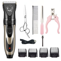 HKM-686675 Ceramic Blade Electric Pet Shaver with USB Charging and 150 Minutes Usage Time