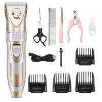 HKM-686675 Ceramic Blade Electric Pet Shaver with USB Charging and 150 Minutes Usage Time
