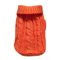HKM-122707 Warm Thick Knit Pet Sweater for Cats in Various Colors