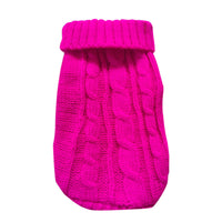 HKM-122707 Warm Thick Knit Pet Sweater for Cats in Various Colors