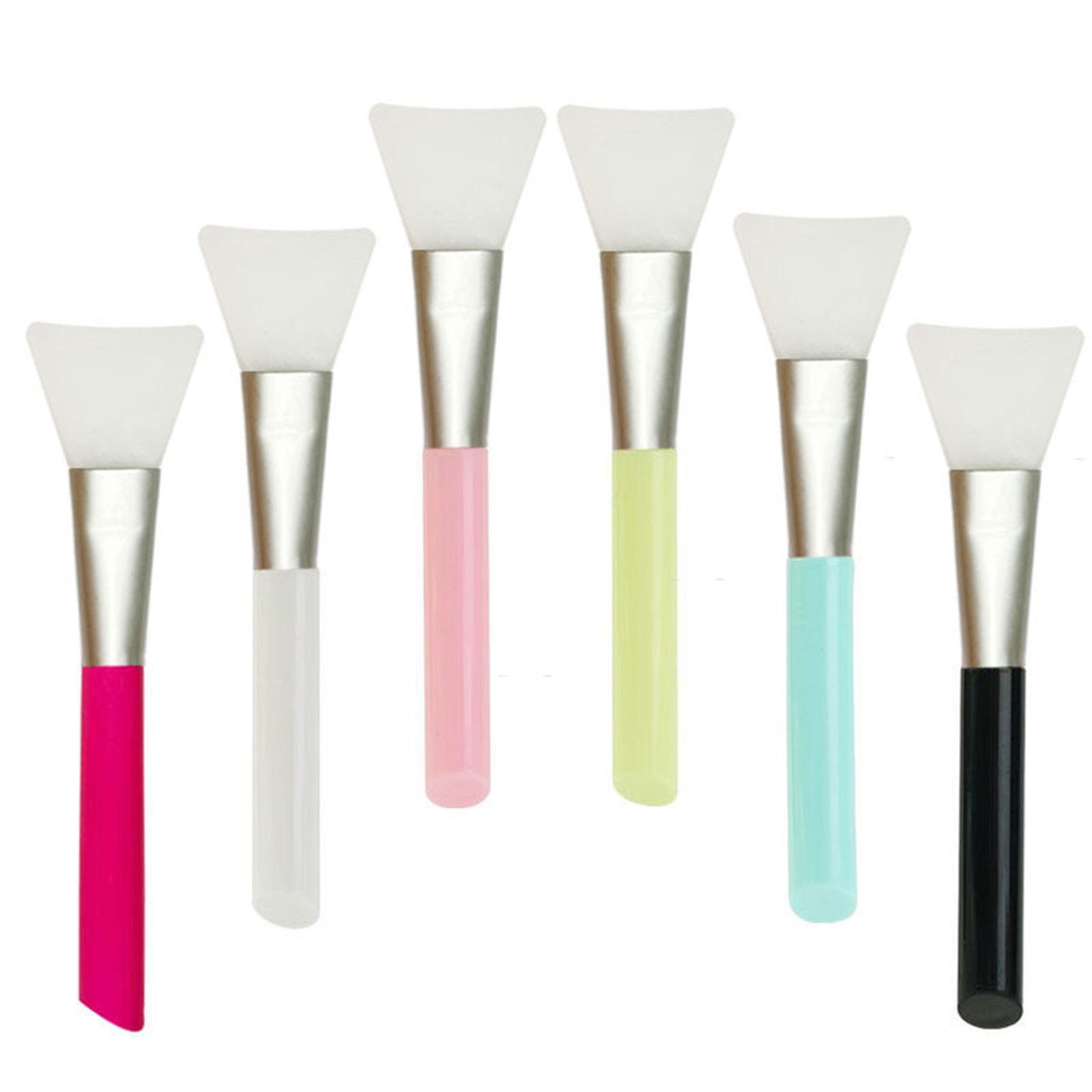 HKM-400339 Silicone Face and Body Mask Applicator - Reusable Spatula Brush for Precision Application in 6 Colors