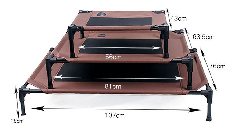 HKM-957971 Moisture-Proof Removable Washable Pet Bed with Oxford Cloth and Metal Frame