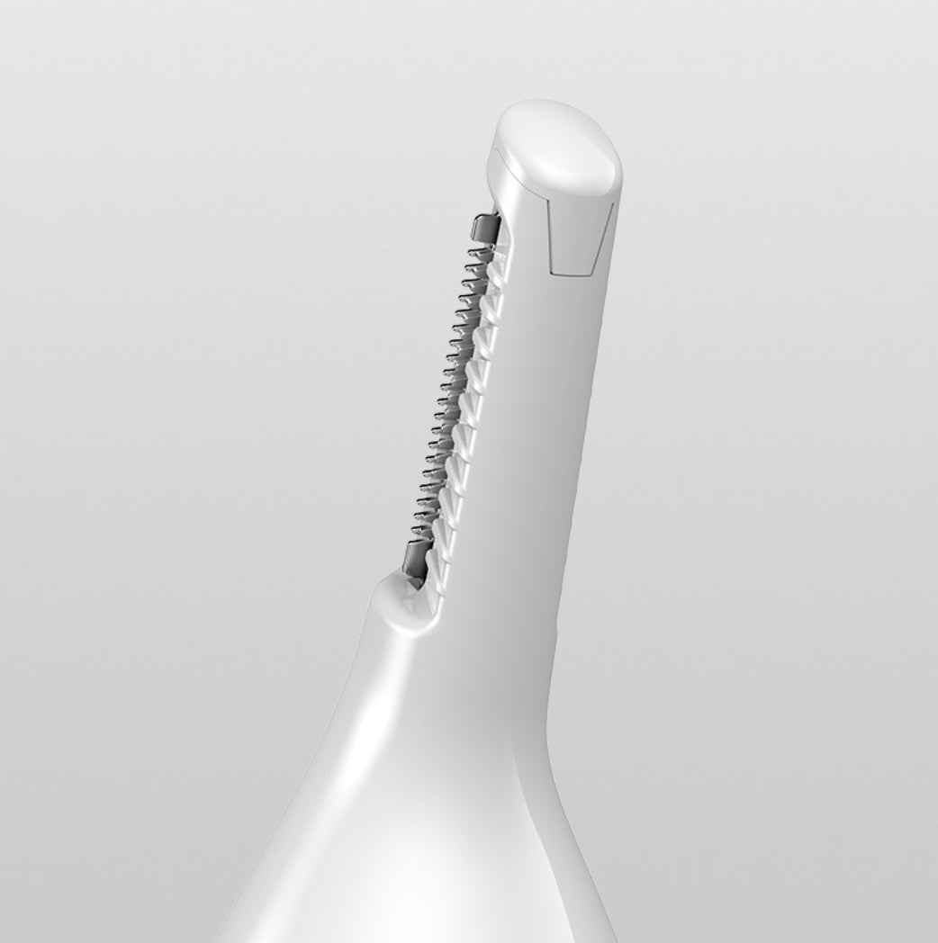 HKM-497491 Portable Electric Ear Nose Eyebrow Hair Trimmer - Waterproof Mini Shaver with High-Speed Motor and Sharp Cutter Head