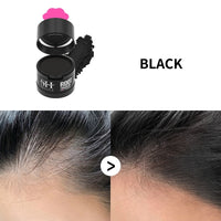 HKM-505043 Forehead Hairline Mud Powder for Natural Hair Replacement – Black, Dark Brown, Medium Brown (4G)