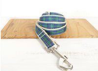 HKM-590483 Comfortable Polyester Dog Collar in Green and Blue - Various Sizes Available