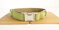 HKM-590483 Comfortable Polyester Dog Collar in Green and Blue - Various Sizes Available