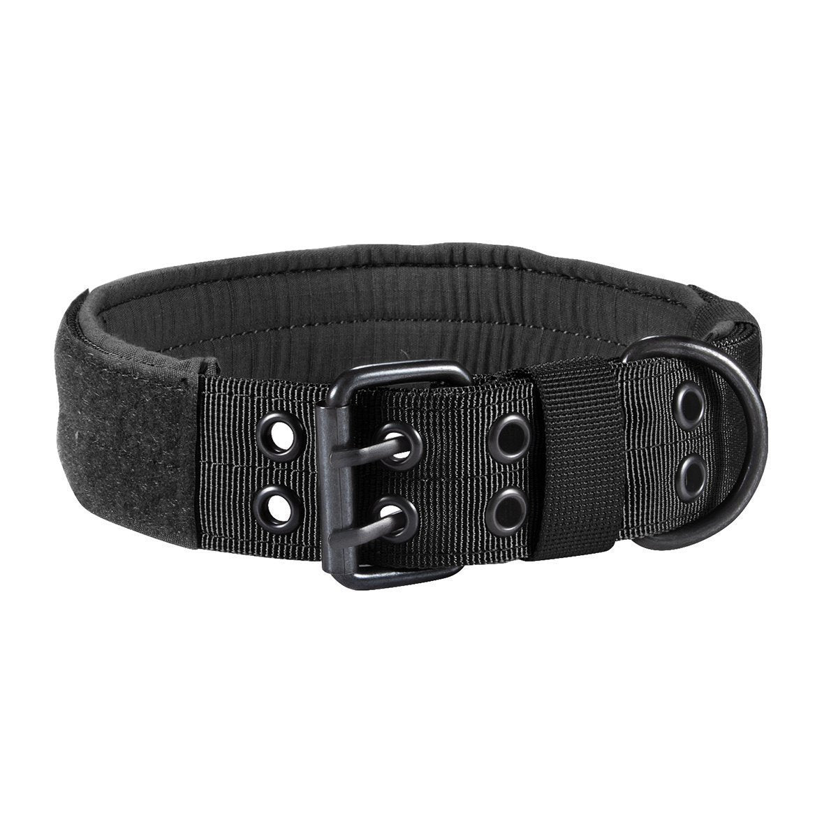 HKM-030803 Nylon Padded Dog Leash Collar with Customizable Velcro Patch and Adjustable Fit