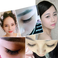 HKM-879315 Natural Curl Single Cluster Eyelashes - 10 Plants, Lengths 6-14mm, 0.1mm Thickness, Manual Craftsmanship