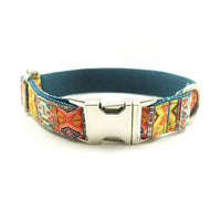 HKM-786259 Adjustable Polyester Dog Collar with Metal Buckle - Available in Multiple Sizes (XS-XL)