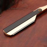 HKM-035923 Manual Hair Shaver with 100 Blades for Men's Grooming - Available in Honorary Gold and Cool Black