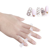 HKM-379987 Transparent Silicone Five-Toe Separator for Comfort in Sports and Casual Shoes