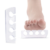 HKM-379987 Transparent Silicone Five-Toe Separator for Comfort in Sports and Casual Shoes