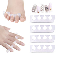 HKM-379987 Transparent Silicone Five-Toe Separator for Comfort in Sports and Casual Shoes